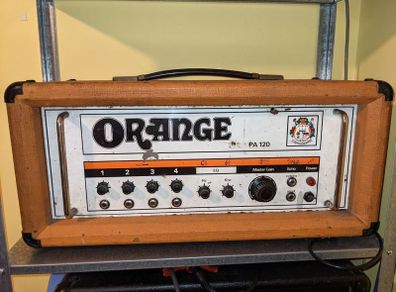 1974 Orange PA120 Vintage Guitar Bass Amp