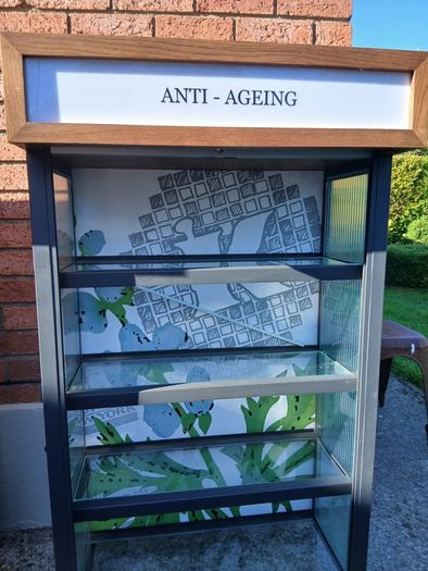 ex Kiehl's roller display cabinets - beauty