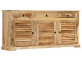 Side Cabinet 170x38x80 cm Solid Mango Wood