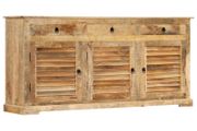 Side Cabinet 170x38x80 cm Solid Mango Wood