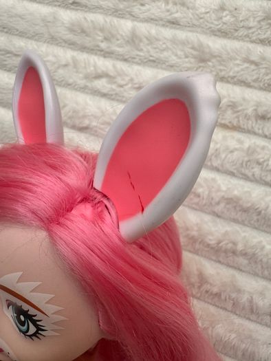 Enchantimals Huggable Cuties Bree Bunny Doll  Figure Large Approx. 31 cm. Used Please see photos