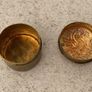 Vintage 1960 Brass Pill Box Snuff Box Image 4