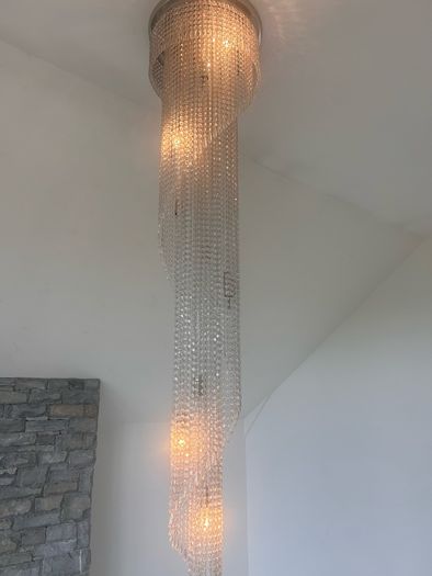 Italian Glass Chandelier
