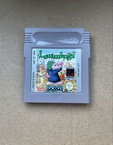 3 gameboy games Lemmings/Kwirk/Total Carnage