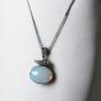 Beautiful Sterling Silver Gemstone Pendants (Labradorite, Opal, Rose Quartz, Agate) Image 5