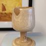 Hand turned wood goblet Image 2