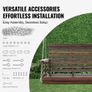Wooden Porch Swing 4.5 ft, Patio bench swing for Courtyard & Garden, Upgraded 880 lbs Strong Load Capacity, Heavy Duty Swing Chair Image 5