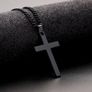 The Faith Cross Necklace  A Timeless Symbol of Belief Custom Engraving Image 4