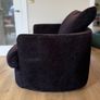 Navy Swivel Armchair Image 3