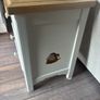 grey bedside locker Image 4