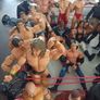 Wrestling Figures And Ring Image 7