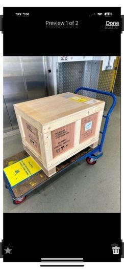 small wooden crate