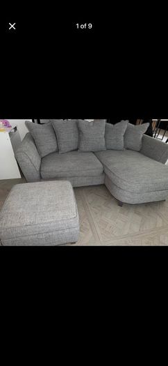 Beautiful grey sofa