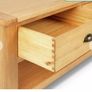 Oak coffee table 2 drawer Image 2