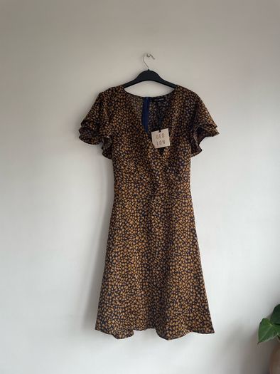 QED navy & gold dress size 16 - New with tags