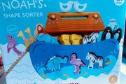 Brand New Le Toy Ban Noah's Shape Sorter 21 pieces
