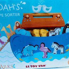 Brand New Le Toy Ban Noah's Shape Sorter 21 pieces
