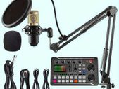 Podcasting Equipment Kit With Stand Condenser Microphone Pro Audio Mixer For PC, Laptop, Smartphone, Gaming Recording, Streaming, Podcasting, Studio, Condenser, Microphone For Video