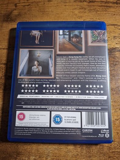 "Parasite" (2019) Blu-ray - free standard postage