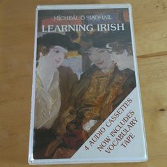 Learning Irish Cassette Tape Set 4 Tapes Micheal O Siadhail Yale University Press