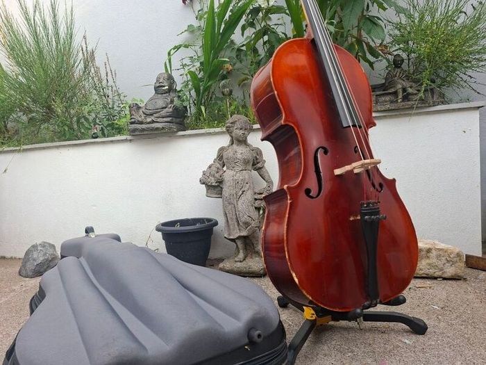 Beautiful Roderich Paesold model 601 3/4 Cello made in Germany in 1978
