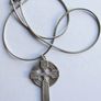 Vintage Sterling Silver 925 Irish Celtic Cross and Necklace (length 16" - 13,52g) Image 2