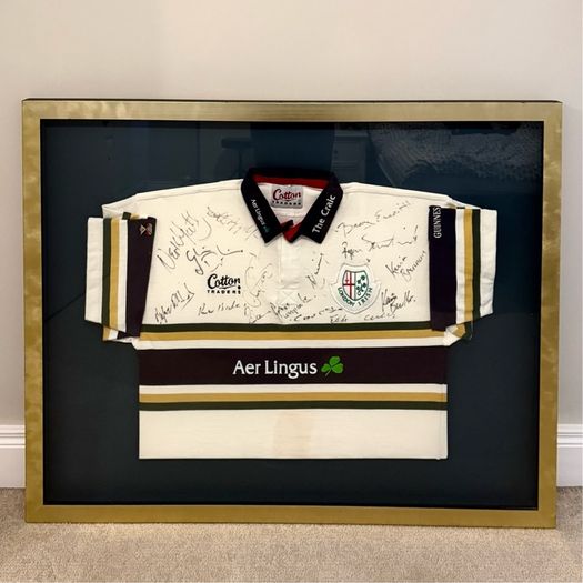 Signed London Irish Rugby Jersey - mid 2000