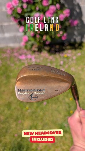 Vintage Wilson Harmonized Beryllium Copper (BeCu) 64 degree Trouble Wedge