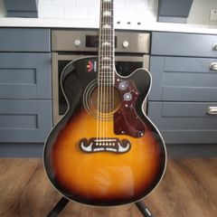 Epiphone EJ-200SCE Acoustic-Electric Guitar - Vintage Sunburst
