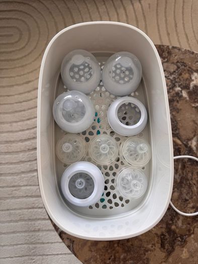 Philips Avent SCF293/01 Steriliser & Dryer + 4 Bottles +cleaning brush philips