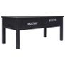 Coffee Table Black 100x50x45 cm Wood Image 2
