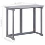 Folding Balcony Table 90x50x74 cm Solid Acacia Wood Image 2