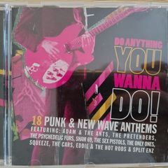 Various - Do Anything You Wanna Do ! CD (2007) New Wave Punk Compilation EX+