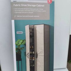 Fabric Shoe Storage Cabinet