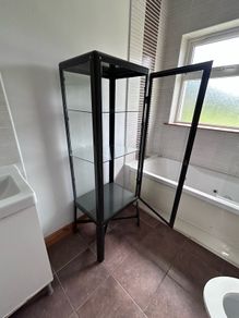 glass display cabinet