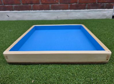 Handcrafted short therapy tray