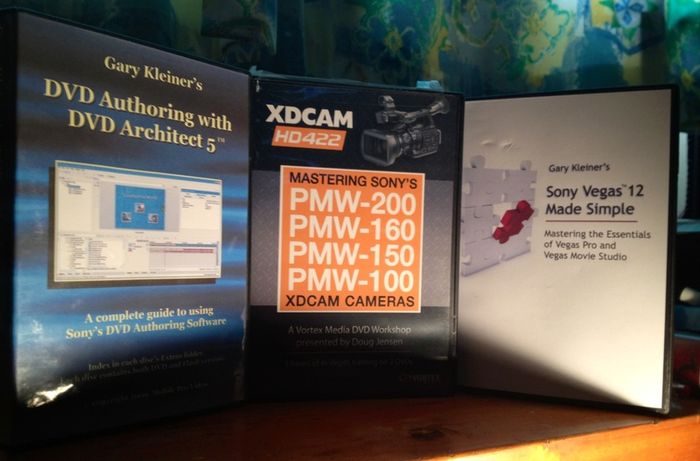 Price Drop! Sony Vegas Training DVD's and Sony PMW camera training