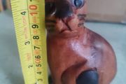 Small Wood Carved Cat