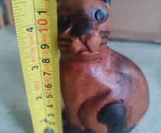 Small Wood Carved Cat