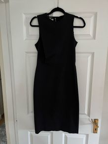 Mango Suite black pencil dress