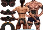 EMS Muscle Stimulator, ABS Trainer Muscle Stimulator, 6 Modes & 19 Intensities, Tactical X Abs Stimulator Full Body Ab/Arm/Hip Trainer for Men Women