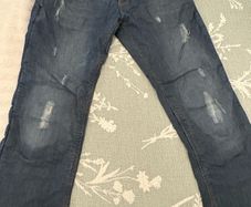 Mens Motorcycle Jeans, Size 36 Long