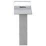 Mesh Garden Gate Galvanised Steel 289x175 cm Grey Image 7