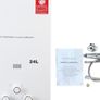 8KW 24L Portable Gas Instantaneous Water Heater Propane Gas Camping Shower for Outdoor Shower Bath Hot Water Camping Shower Water Heater Hot Image 7