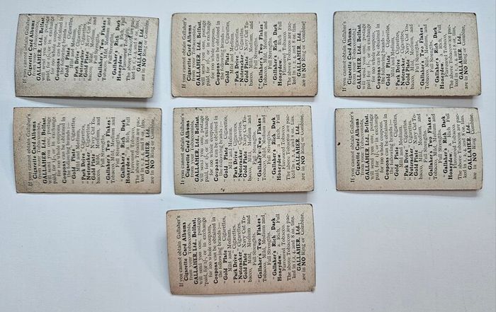 Vintage Gallaher Cigarette Cards Irish View Scenery - Galway and Mayo Views