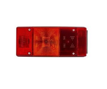 HELLA 2SE 007 547-041 Combination Rearlight Right, red, black, without bulbs
