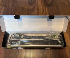 Excel 6 Way Horizontal PDU 6x UK Socket Passive 13A UK Plug Switched