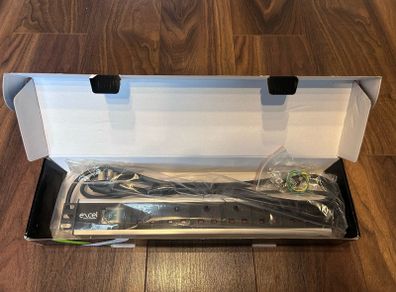 Excel 6 Way Horizontal PDU 6x UK Socket Passive 13A UK Plug Switched