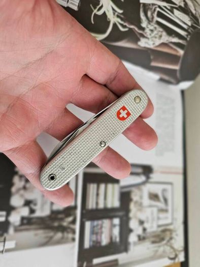 Vintage Wenger Alox Soldier Original Swiss Army Issued Swiss Army Knife Collectable Militaria 1978
