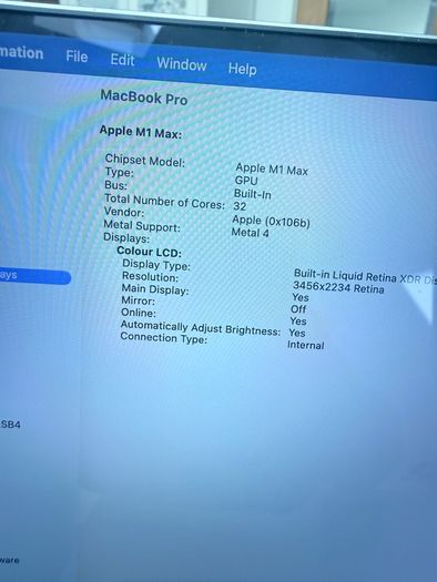 MacBook Pro M1 Max 16"